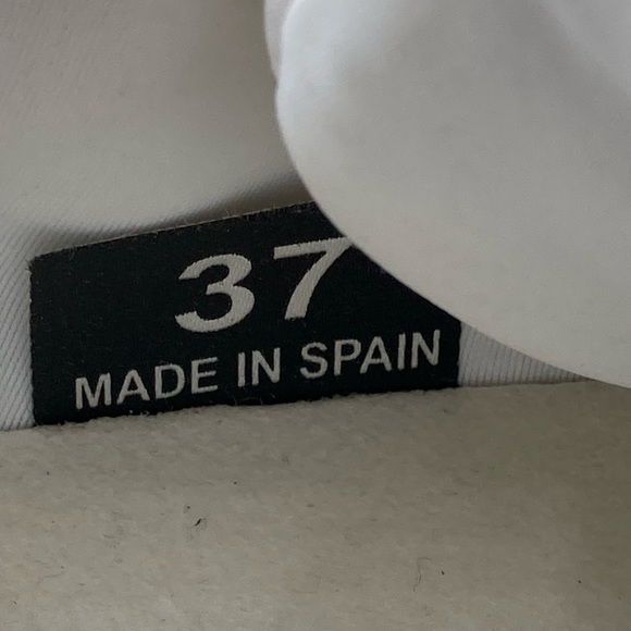 NWOB Stella McCartney White Beige Eclypse Touch Strap Sneakers - Sz 7 - Picture 7 of 7